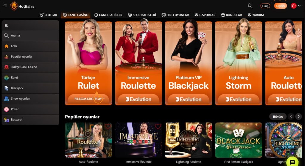 hotbahis canlı casino