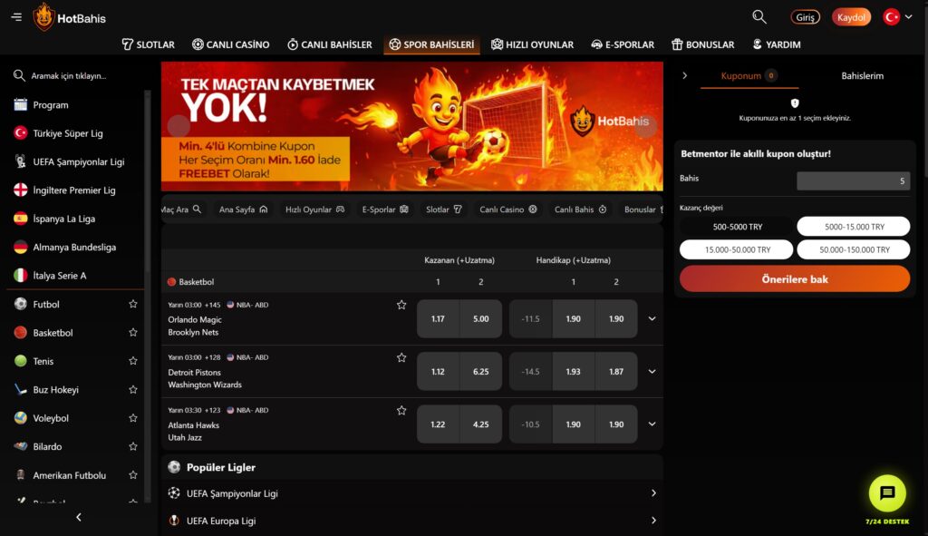 hotbahis spor bahisleri
